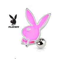 Traguspiercing PLAYBOY Bunny rosa