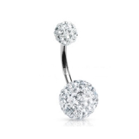 Piercing ferido wit (met epoxy laagje)