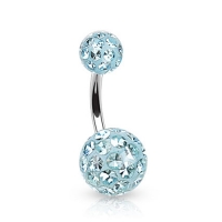 Piercing ferido aqua (met epoxy laagje)