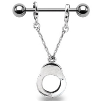 Brustwarzenpiercing-Handschelle